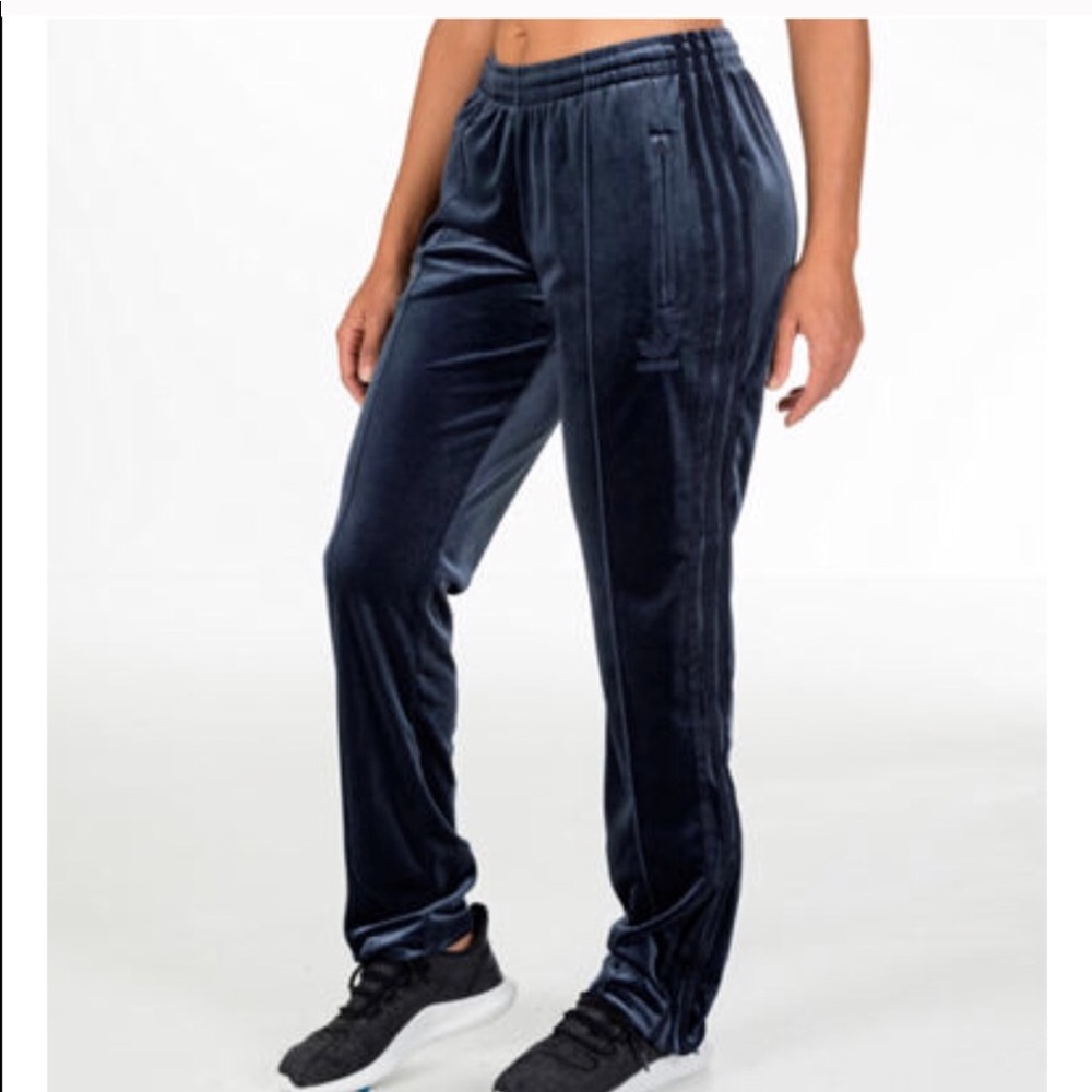 Adidas velvet  track pants